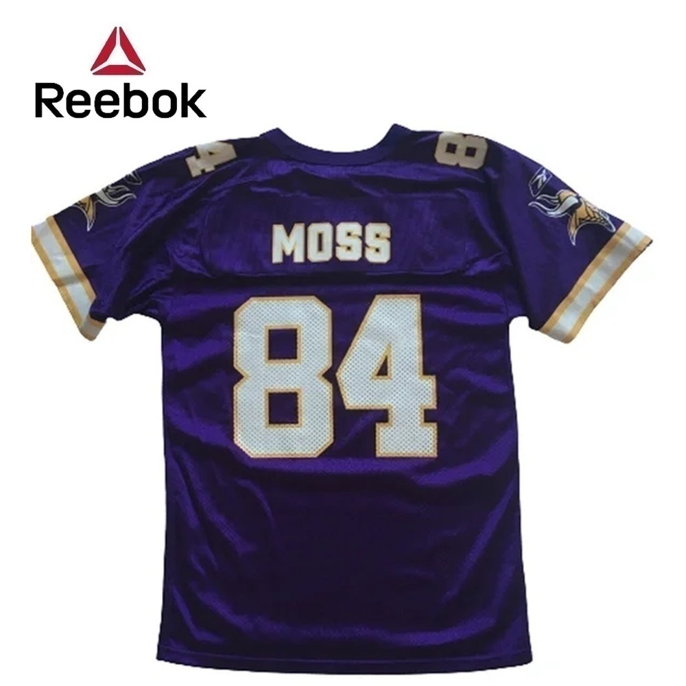Reebok NFL Football Minnesota Vikings Jersey #84 Randy Moss Youth Medium